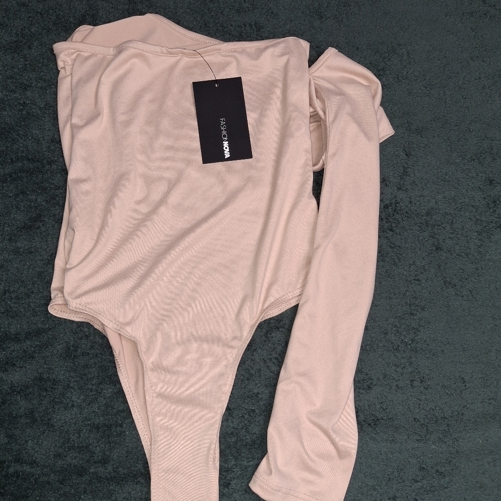 Fashion Nova - Arms Around Me Bodysuit- W Sz Small - Picture 8 of 8